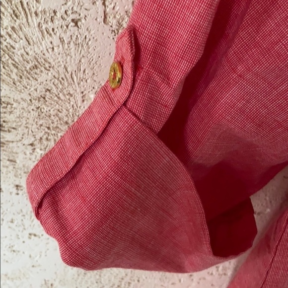 Ellen Tracy linen shirt NWT size L - Picture 3 of 5